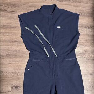 Figs Navy Blue Jumpsuit Medium